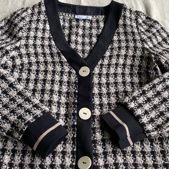 Small Vintage Looking Bomber cardigan - Picture 3 of 8